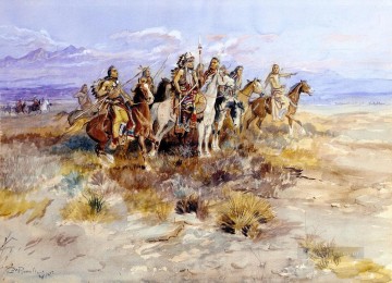  americanos Pintura - indios americanos occidentales 35